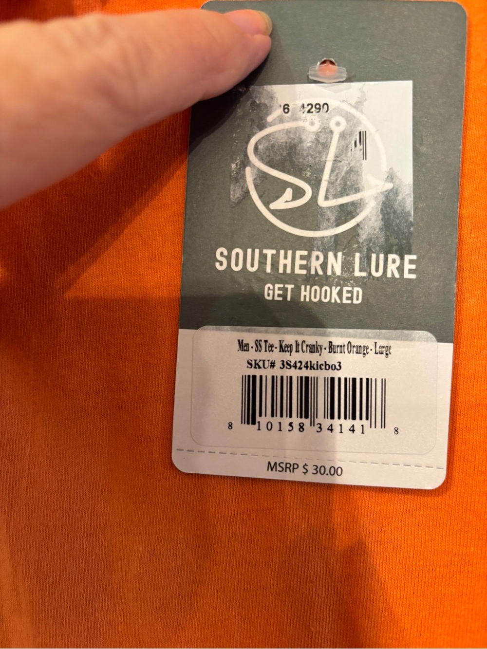 Southern Lure Men’s  T-Shirt Sz Large - Picture 3 of 4